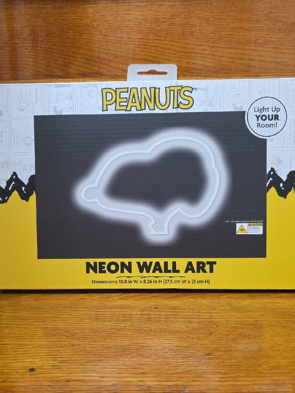 NIB: Peanuts White Neon LED Light - Snoopy Silhouette - Picture 3 of 3